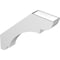 Ekena Millwork 5 1/2-in. W x 36-in. D x 36-in. H Olympic Architectural Grade PVC Knee Brace BRCP055X36X36OLY - alternate 6